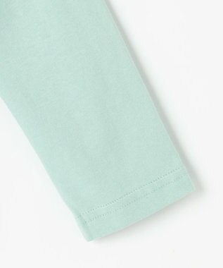 ANY KIDS 【WEB限定】7days プリント 長袖Tシャツ ミント×アニマル