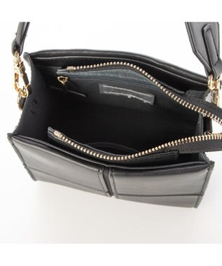 UNBILLION cachecache クロスハギ2wayミニショルダー ブラック