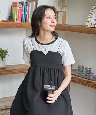 WEGO 【洗える/SML】コンパクトリブT ホワイトその他