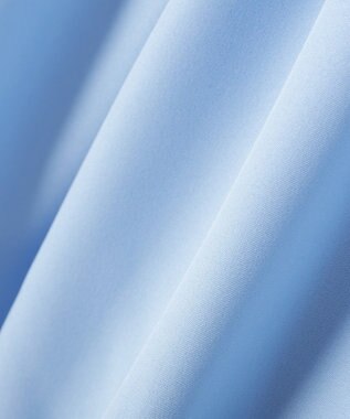 earth music&ecology 2wayオフショルバルーンヘムフリルブラウス Blue