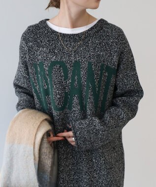 AMERICAN HOLIC バイパチＶＡＣＡＮＴロングニットプルオーバー Black