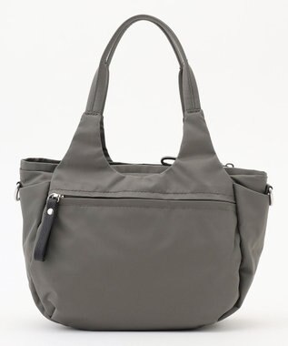 LA BAGAGERIE 【MONICA】ラウンド2WAYミニトートバッグ ダークグレー