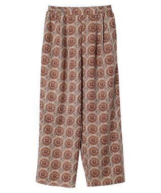 Green Parks イージー柄パンツⅡ Brown