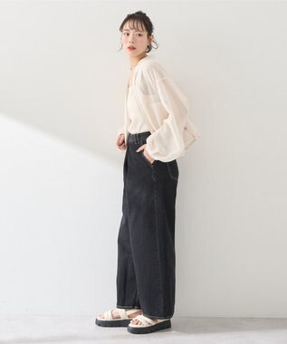 earth music&ecology メッシュブルゾン Ivory