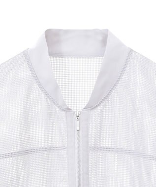 earth music&ecology メッシュブルゾン Gray