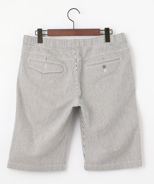 JOSEPH ABBOUD MOUNTAIN 【SPACE／UNISEX】ストライプイージーショートパンツ ホワイト系1