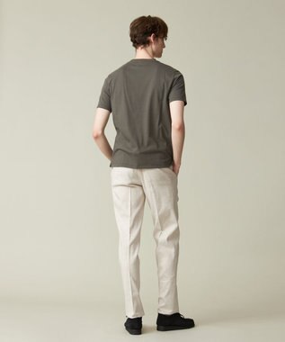 J.PRESS MEN 汗ばむ夏の最適解Tシャツ【UVカット / 接触冷感 】【J.PRESS PREMIUM JERSEY】無地コットン Tシャツ ダークグリーン系