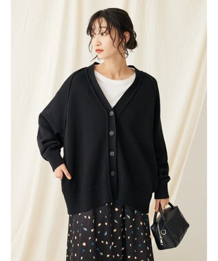 CRAFT STANDARD BOUTIQUE Ｖネックアウトリンキングカーディガン