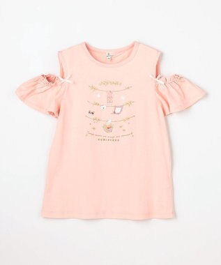 組曲 KIDS 【150-160㎝】 フルーティーブリーズTシャツ ピーチ