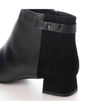Riz raffinee <Riz raffinee>【3E】ベルト付きショートブーツ ブラック