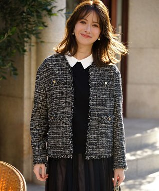 23区 L 【先行予約】GIOLICAツイード ジャケット