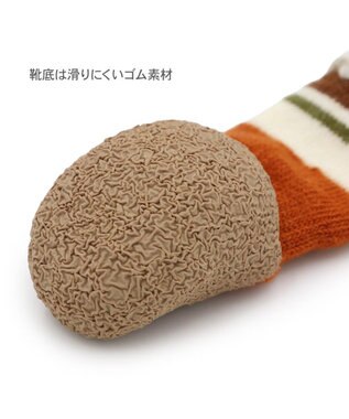 PET PARADISE ペットパラダイス ボーダー フィット靴 ３Ｓ レッド×ベージュ