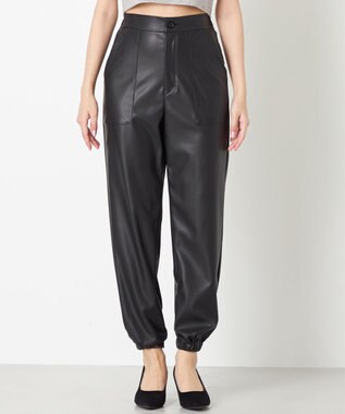 NAVE 【Nave】ヴィーガンレザー パンツ ブラック系