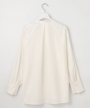 自由区 S 【洗える】エンブロイダリーブロードシャツ ブラウス オフ