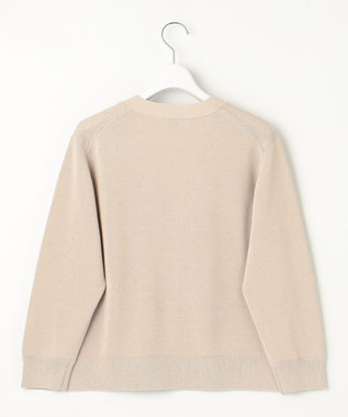 J.PRESS LADIES S 【洗える】リノナチュール Vネック カーディガン ベージュ系