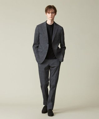 J.PRESS MEN 汗ばむ夏の最適解Tシャツ【UVカット / 接触冷感 】【J.PRESS PREMIUM JERSEY】無地コットン Tシャツ ブラック系