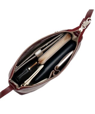 IBIZA リンピード　牛革　ショルダーバッグ ライトグレー