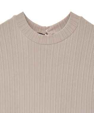 earth music&ecology フロントボタンドッキングワンピース Pink Beige