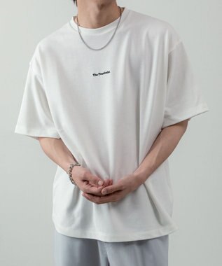 WEGO アクセ付きフォトグラフィックT（SS） ホワイト