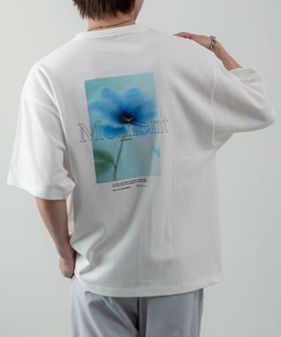 WEGO アクセ付きフォトグラフィックT（SS） ホワイト