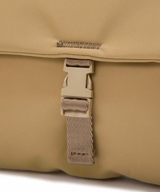 TOPKAPI 【Breath TOPKAPI】ナイロン ロゴテープ 2way ショルダー バッグ ベージュ