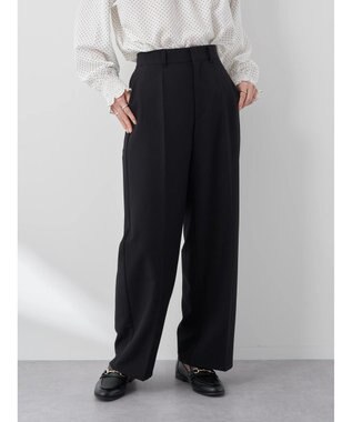 earth music&ecology Ｔ／Ｒストレートパンツ Black