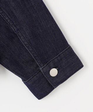 自由区 S 【洗える】ウスカルデニムベーシック ジャケット インディゴ