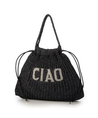 UNBILLION カシュカシュ cachecache / メッセージラメニット2wayバッグ ブラック