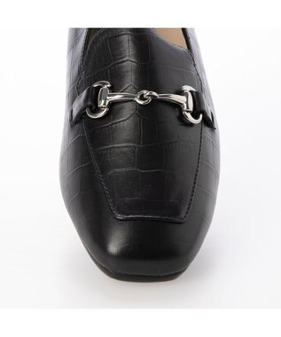 ing <ing>【WEB限定】モカシンビットローファー ブラックカタオシ