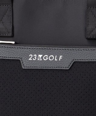 23区GOLF 【UNISEX】ツイルコンビ カートバッグ ブラック系