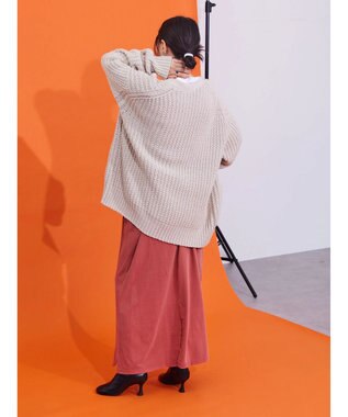 AMERICAN HOLIC ピグメント加工タイトカットスカート Terracotta