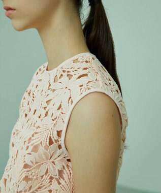 BEIGE， NARCISSUS / レースブラウス Peach