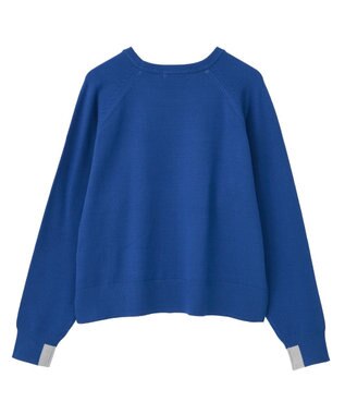 AMERICAN HOLIC バイパチラグランニットプルオーバー Blue