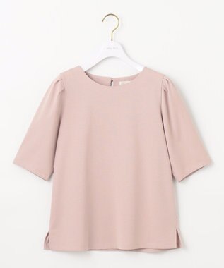 ANY SIS 【UVカット・接触冷感・撥水・汗ジミ防止】プレーティングジャージー タックスリーブ カットソー ローズグレー