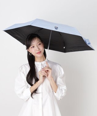 MOONBAT 【WEB限定】POLO RALPH LAUREN(ポロ ラルフローレン) 晴雨兼用日傘 折りたたみ傘 コンパクト ポロベア 一級遮光 遮熱 UV サックスブルー
