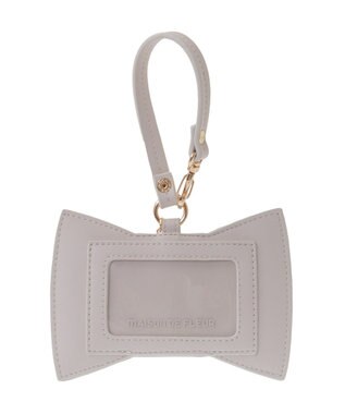 Maison de FLEUR リボンパスケース Grayish Pink