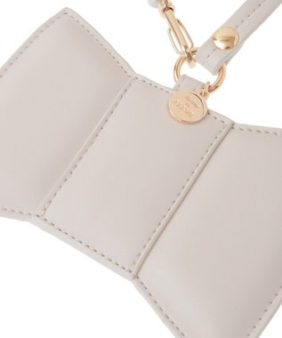 Maison de FLEUR リボンパスケース Grayish Pink