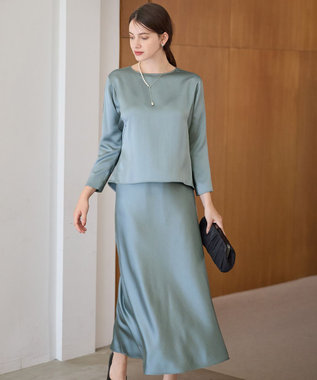 23区 L 【APPLAUDIR】ヴィンテージサテン セットアップ