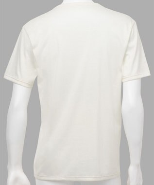 WACOAL MEN インナー　綿100％　洗濯してもやわらかさ続く　毛玉になりにくい　3分袖　Vネック　/ワコールメン　WL5123 ホワイト