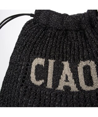 UNBILLION カシュカシュ cachecache / メッセージラメニット2wayバッグ ブラック