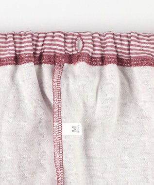 ワコール／睡眠科学 パジャマ キルトニット素材(本体) あったか 長袖 長ズボン レディース YDW477 睡眠科学／ワコール レッド