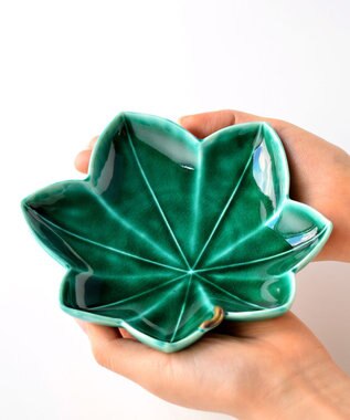 たち吉 【たち吉】青楓銘々皿〈２枚〉美濃焼 グリーン