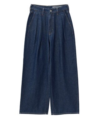 AMERICAN HOLIC ウエストタックデニムパンツ One Wash