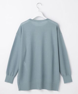 自由区 S 【カタログ掲載】ファインゲージスパングルプルオーバー ニット サックス