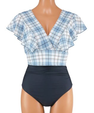 San-ai Resort（三愛水着楽園） 【SALE】カバーデザイン　ノンワイヤー水着　9M　【San-ai Resort（サンアイリゾート）】 ブルー