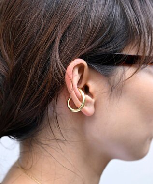 simoe Puku Cuff 02 イヤーカフ（リング） ゴールド