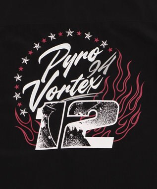 WEGO 【ユニセックス着用ITEM/MLサイズ展開】オープンカラーグラフィックシャツ（SS） ブラックその他