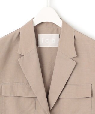 ICB L 【一部カラーのみ接触冷感・洗える】UnleashLite ジレ クリームブラウン系