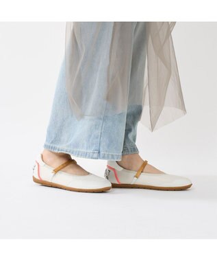 MODE ET JACOMO <MODE ET JACOMO>ストラップバレエスニーカー ホワイト