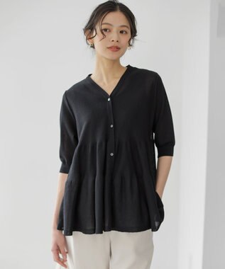 組曲 S 【先行予約】シアーニット　ティアードカーディガン